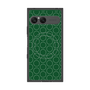 プレミアムスクエアケース with SnapMag［ Dot Circle - Green ］