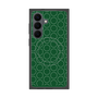 プレミアムスクエアケース with SnapMag［ Dot Circle - Green ］