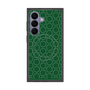 プレミアムスクエアケース with SnapMag［ Dot Circle - Green ］