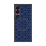 プレミアムスクエアケース with SnapMag［ Dot Circle - Navy ］