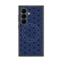 プレミアムスクエアケース with SnapMag［ Dot Circle - Navy ］