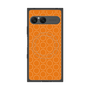 プレミアムスクエアケース with SnapMag［ Dot Circle - Orange ］