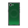 プレミアムスクエアケース with SnapMag［ Dot Gradation - Green ］