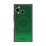 プレミアムスクエアケース with SnapMag［ Dot Gradation - Green ］