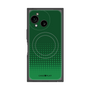 プレミアムスクエアケース with SnapMag［ Dot Gradation - Green ］