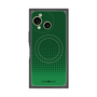 プレミアムスクエアケース with SnapMag［ Dot Gradation - Green ］
