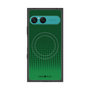 プレミアムスクエアケース with SnapMag［ Dot Gradation - Green ］