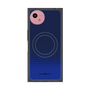 プレミアムスクエアケース with SnapMag［ Dot Gradation - Blue ］