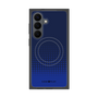 プレミアムスクエアケース with SnapMag［ Dot Gradation - Blue ］