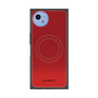 プレミアムスクエアケース with SnapMag［ Dot Gradation - Red ］