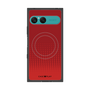 プレミアムスクエアケース with SnapMag［ Dot Gradation - Red ］