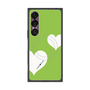 プレミアムスクエアケース with SnapMag［ Two Hearts - Green ］