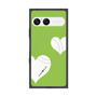 プレミアムスクエアケース with SnapMag［ Two Hearts - Green ］