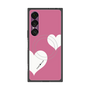 プレミアムスクエアケース with SnapMag［ Two Hearts - Pink ］