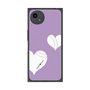 プレミアムスクエアケース with SnapMag［ Two Hearts - Purple ］