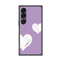 プレミアムスクエアケース with SnapMag［ Two Hearts - Purple ］