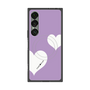 プレミアムスクエアケース with SnapMag［ Two Hearts - Purple ］