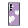 プレミアムスクエアケース with SnapMag［ Two Hearts - Purple ］