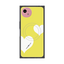 プレミアムスクエアケース with SnapMag［ Two Hearts - Yellow ］