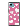 プレミアムスクエアケース with SnapMag［ Dot Hearts - Pink ］