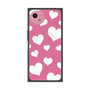 プレミアムスクエアケース with SnapMag［ Dot Hearts - Pink ］