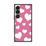 プレミアムスクエアケース with SnapMag［ Dot Hearts - Pink ］