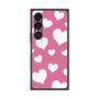 プレミアムスクエアケース with SnapMag［ Dot Hearts - Pink ］