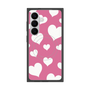 プレミアムスクエアケース with SnapMag［ Dot Hearts - Pink ］