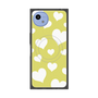 プレミアムスクエアケース with SnapMag［ Dot Hearts - Yellow ］