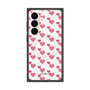 プレミアムスクエアケース with SnapMag［ Stripe Hearts - Pink ］