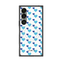 プレミアムスクエアケース with SnapMag［ Stripe Hearts - Blue ］