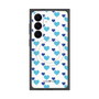 プレミアムスクエアケース with SnapMag［ Stripe Hearts - Blue ］