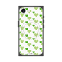プレミアムスクエアケース with SnapMag［ Stripe Hearts - Green ］