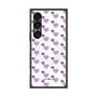 プレミアムスクエアケース with SnapMag［ Stripe Hearts - Purple ］
