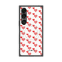 プレミアムスクエアケース with SnapMag［ Stripe Hearts - Red ］