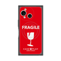 プレミアムスクエアケース with SnapMag［ FRAGILE - Red ］