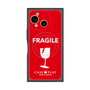 プレミアムスクエアケース with SnapMag［ FRAGILE - Red ］