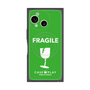 プレミアムスクエアケース with SnapMag［ FRAGILE - Green ］