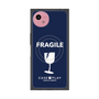 プレミアムスクエアケース with SnapMag［ FRAGILE - Navy ］