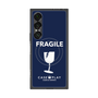 プレミアムスクエアケース with SnapMag［ FRAGILE - Navy ］
