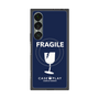 プレミアムスクエアケース with SnapMag［ FRAGILE - Navy ］