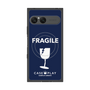 プレミアムスクエアケース with SnapMag［ FRAGILE - Navy ］