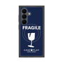 プレミアムスクエアケース with SnapMag［ FRAGILE - Navy ］