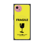プレミアムスクエアケース with SnapMag［ FRAGILE - Yellow ］