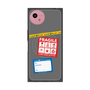 プレミアムスクエアケース with SnapMag［ FRAGILE Stickers - Gray ］