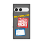 プレミアムスクエアケース with SnapMag［ FRAGILE Stickers - Gray ］