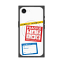プレミアムスクエアケース with SnapMag［ FRAGILE Stickers - White ］