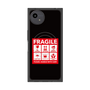プレミアムスクエアケース with SnapMag［ FRAGILE Sticker - Black ］