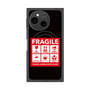 プレミアムスクエアケース with SnapMag［ FRAGILE Sticker - Black ］