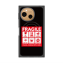 プレミアムスクエアケース with SnapMag［ FRAGILE Sticker - Black ］